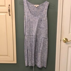 Medium Olive and Oak jersey dress with drawstring waist